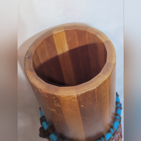 Handcrafted Ashiko 10 In Natural Head Drum with Gig Bag - Picture 6 of 11